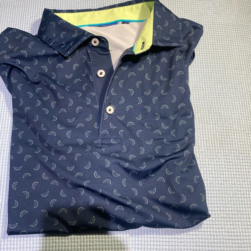 Devereux Mens Golf blue shirt
